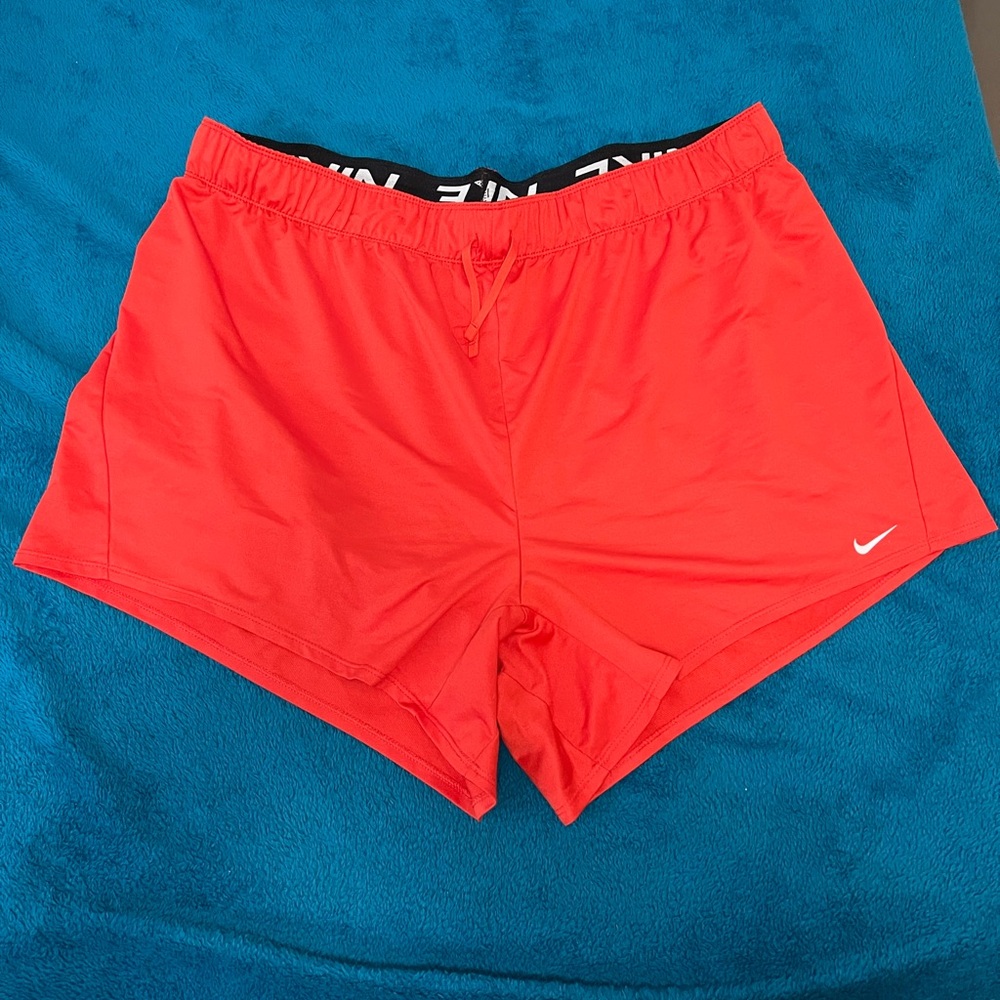 Nike orange Athletic Shorts size xxl